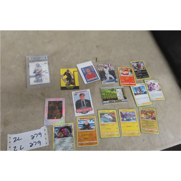 Pokemon Cards and Sports Cards