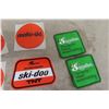 Image 2 : 20 x Snowmobile Stickers and Patches, Quaker State Motor Oil Bottle, 3 Squirt Cans