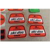 Image 3 : 20 x Snowmobile Stickers and Patches, Quaker State Motor Oil Bottle, 3 Squirt Cans