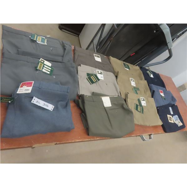 Twelve New Pairs Of Men's Pants, Size 46