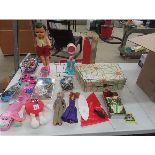 Dolls, Stuffed Toys, Happy Meal Toys, Homeware Bound VHS Movie and More