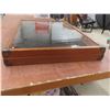 Image 2 : Wood Showcase With Glass Top 20" x 32" x 3"