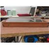 Image 3 : Wood Showcase With Glass Top 20" x 32" x 3"