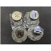 Image 16 : 3 Crystal Serving Plates, Royal Albert Cornflower Plate, Porcelain Figures, 4 Sets Salt and Pepper