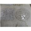Image 5 : 3 Crystal Serving Plates, Royal Albert Cornflower Plate, Porcelain Figures, 4 Sets Salt and Pepper