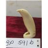Image 1 : Vintage Inuit Hand Carved Penguin Carved From Bone 4" Tall