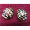 Image 5 : 4 Hand Painted Wooden Ukrainian Eggs and Wooden Duck