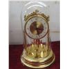 Image 2 : Vintage: German Windup Anniversary Clock 6 1/2"  and Forestville 8 Day Wall Clock With Key, Made in 