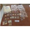 Image 1 : 74 Milk and Cream Cardboard Caps With 4 Vintage Police Patches and 1 Blue Sox Patch