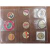 Image 4 : 74 Milk and Cream Cardboard Caps With 4 Vintage Police Patches and 1 Blue Sox Patch