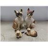 Image 12 : Catnapping Collector Plate With Stand and Large Collection of Ceramic Cats Including Franklin Mint