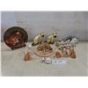 Image 1 : Catnapping Collector Plate With Stand and Large Collection of Ceramic Cats Including Franklin Mint