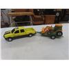 Image 10 : John Deere Truck and Trailer by Buddy L With John Deere Tractor and Trailer and International Truck