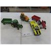 Image 1 : John Deere Truck and Trailer by Buddy L With John Deere Tractor and Trailer and International Truck