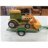 Image 8 : John Deere Truck and Trailer by Buddy L With John Deere Tractor and Trailer and International Truck
