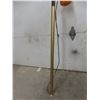 Image 2 : Mid Century Modern Vintage Pole Lamp With 3 Amber Globe Lights