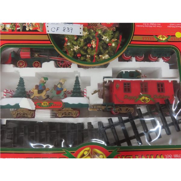 Christmas Decor Winter Express Bulb Train Set