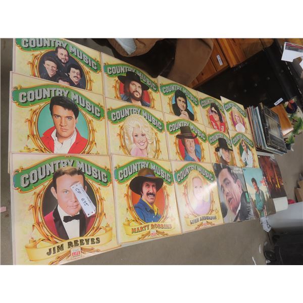 35 Plus Albums:  Country, Elvis, Johnny Cash
