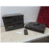 Image 1 : Technics Stereo System: Tuner, Amplifier, Double Cassette, Remote, Multi Compact Disc Player  - No P