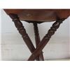 Image 5 : Leather Tooled Tripod Folding Stool With Camel Design and Framed Elephant Picture 13 1/2" x 13 1/2"
