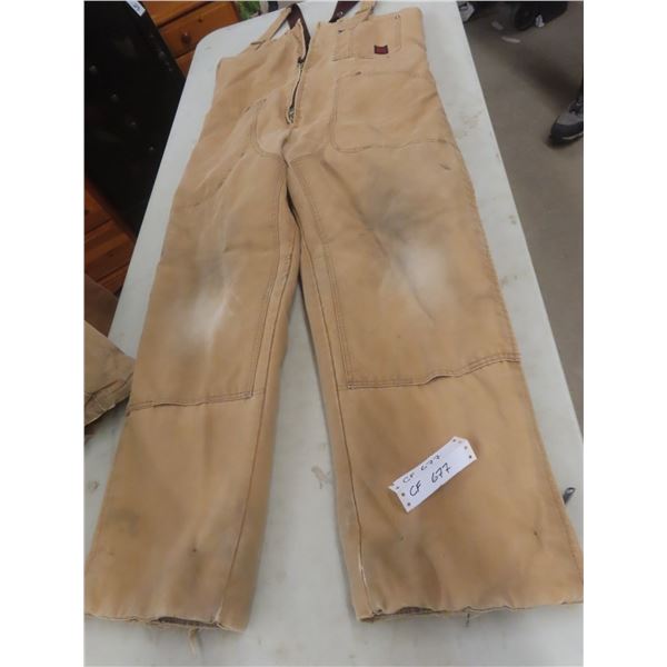Tough Duck Insulated Overalls Size XL