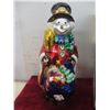 Image 2 : Hand Painted Snowman 18 1/2" Tall