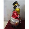 Image 3 : Hand Painted Snowman 18 1/2" Tall