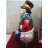 Image 5 : Hand Painted Snowman 18 1/2" Tall