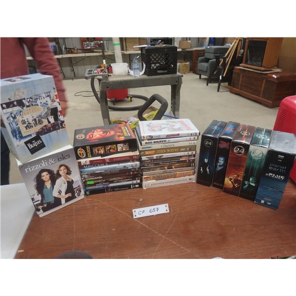 Assorted DVDs Movies and Series