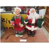 Image 1 : Santa and Mrs Claus Christmas Decor 19" Tall