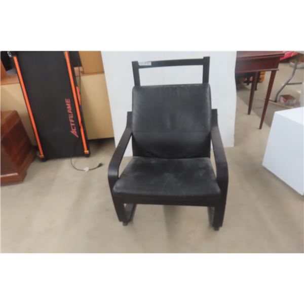 Leather or Leather-Style Chair.