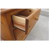 Image 6 : Pine Dresser 30" x 59" x 18" With Nightstand 22" x 18" x 23".