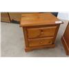 Image 7 : Pine Dresser 30" x 59" x 18" With Nightstand 22" x 18" x 23".