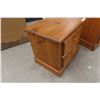 Image 8 : Pine Dresser 30" x 59" x 18" With Nightstand 22" x 18" x 23".