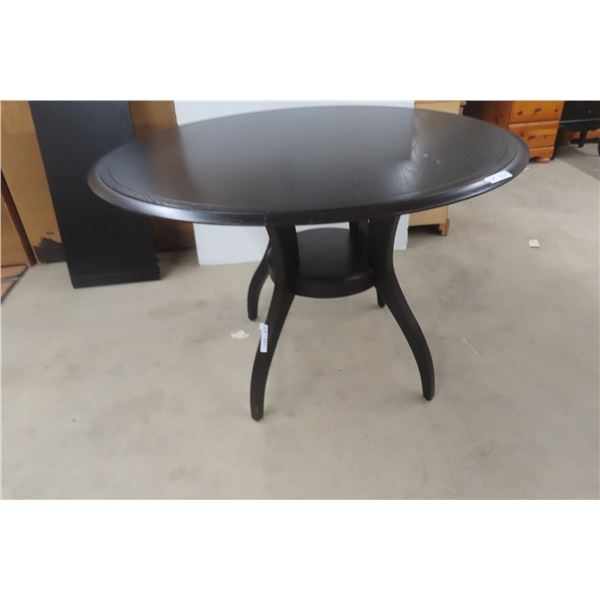 Modern Table 30" High, 51" Diameter With 18" Leaf.