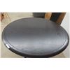Image 2 : Modern Table 30" High, 51" Diameter With 18" Leaf.