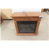 Image 1 : 1500-Watt Electric Fireplace With Oak Mantle 24" x 26" x 11 1/2".
