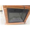 Image 3 : 1500-Watt Electric Fireplace With Oak Mantle 24" x 26" x 11 1/2".