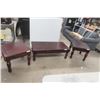 Image 1 : Leather or Leather-Style Storage Ottoman With Hinged Top 19" x 29" x 24".