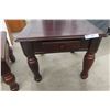 Image 5 : Leather or Leather-Style Storage Ottoman With Hinged Top 19" x 29" x 24".