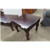 Image 6 : Leather or Leather-Style Storage Ottoman With Hinged Top 19" x 29" x 24".