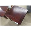 Image 7 : Leather or Leather-Style Storage Ottoman With Hinged Top 19" x 29" x 24".
