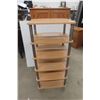 Image 1 : Modern 6-Tier Shelf 50" x 19" x 24".