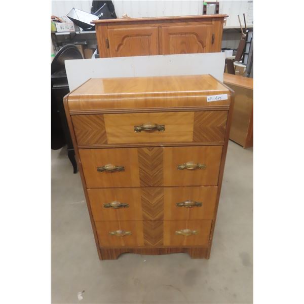 Dresser With Antique Bakelite Pulls 44" x 29" x 17 1/2".