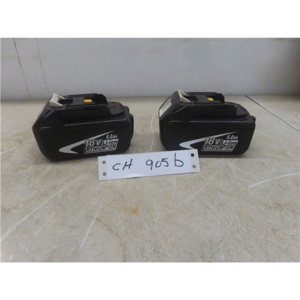 2 18V Batteries for Makita