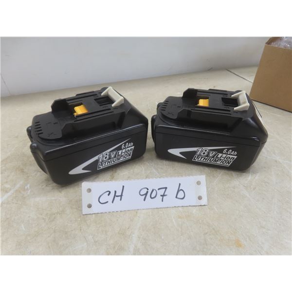 2 18V Batteries for Makita