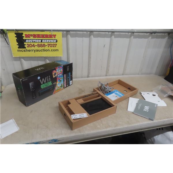 Wii Console in Box No Controller
