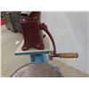 Image 12 : Stockholm Antique Hand-Crank Cream Separator On Cast Stand
