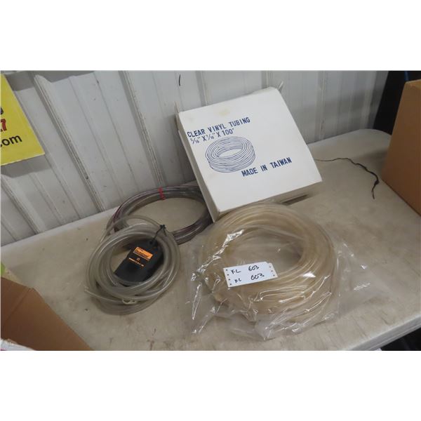 New Clear Vinyl Tubing 100' and Used Electric Level.