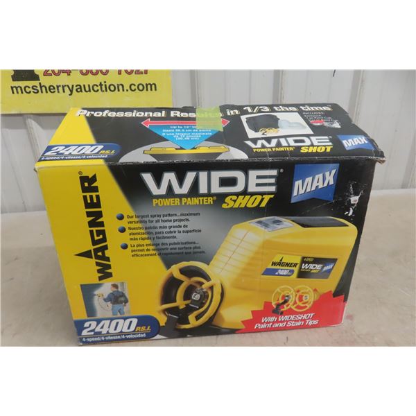 Wagner Power Painter 2400 PSI, 4-Speed (Has Been Used).
